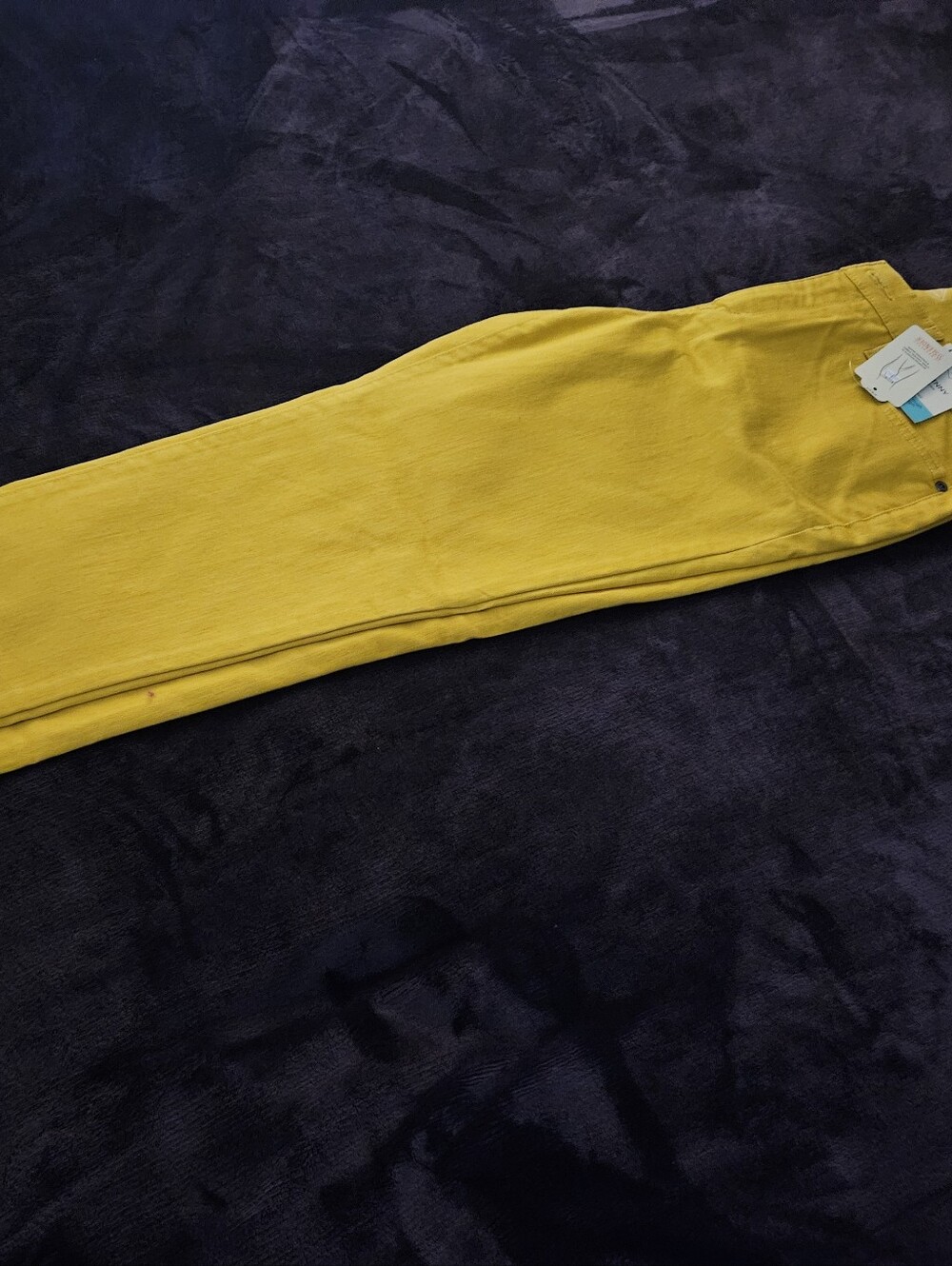 JCPenney Women's Yellow Slim Fit Pants